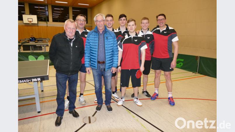 Einen überraschenden Sieg gegen Wernberg feierten die Tischtennisspieler der ersten Herrenmannschaft. Bild: ttv