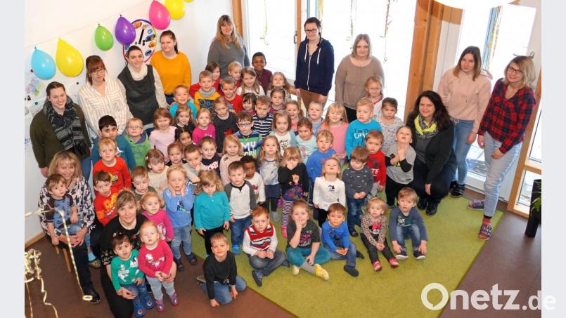 Kita-Kinder mit Personal 2019 Bild: fvo