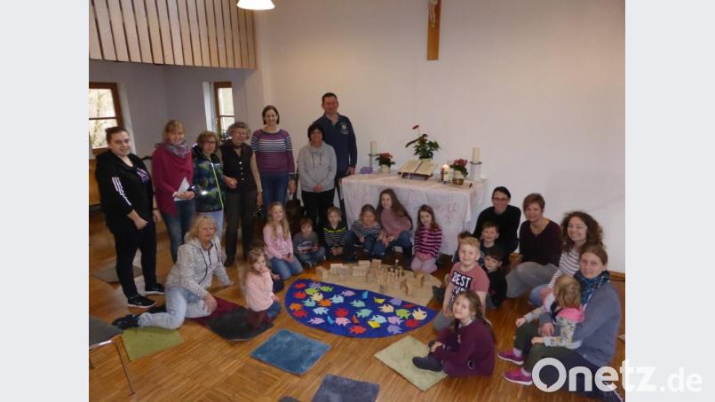 Mini-Kirche im Raselius-Haus: Hier werden Bibel-Inhalte spielerisch vermittelt. Bild: mma