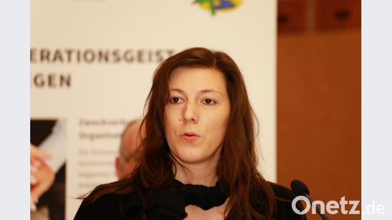 Projektleiterin der "Öko-Modellregion Steinwald" Elisabeth Waldeck. Bild: njn