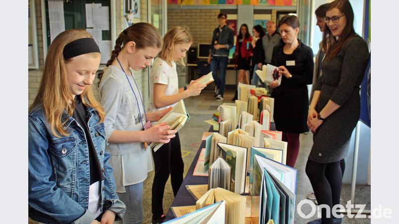Der Bücherstand des Studienseminars Deutsch. Bild: R. Kreuzer