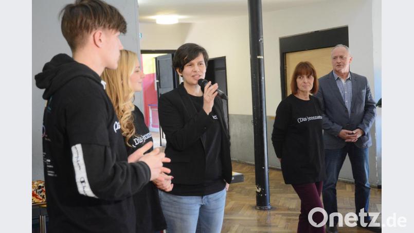 Das sind die Teilnehmer am Deutsch-Tschechischen Schulprojekt. Bild: Gabi Schönberger
