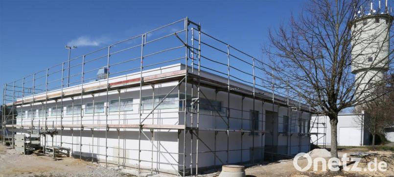 685000 Euro sind im Haushalt für die Fertigstellung des Funktionsgebäude am Sportplatz vorgesehen. Bild: Hösamer