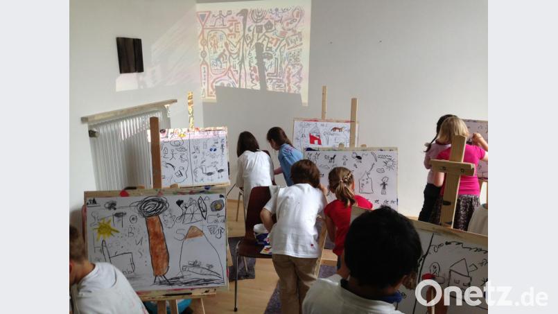 Bis 700 Kinder- und Jugendliche besuchen im Jahr die Jugendkunstschule im Kunstbau Weiden. Bild: exb