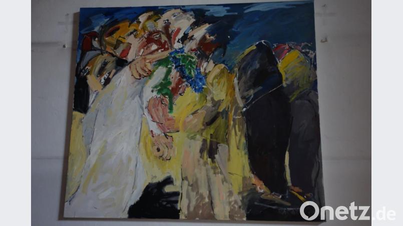 Die Leidensgeschichte Jesu Christi hat der Künstler Cäsar W. Radetzky in eindringlichen Kreuzwegstationen festgehalten. Bild: Susanne Wolke