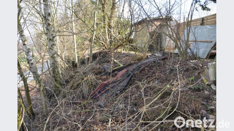 Es ist nicht schön anzuschauen, was in den Büschen alles abgelagert wird. Unterhalb führt die Bockltrasse vorbei. Bild: dob