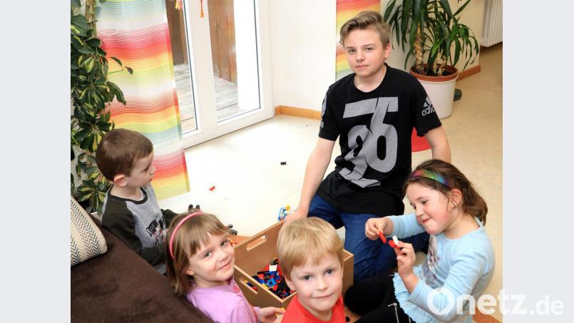 Lukas Diesenbacher schnupperte in den Alltag des Regenbogen-Kindergartens. Bild: njn