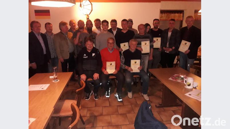 Die Spielvereinigung ehrte treue Mitglieder und wählt das neue Führungsteam. Bild: exb