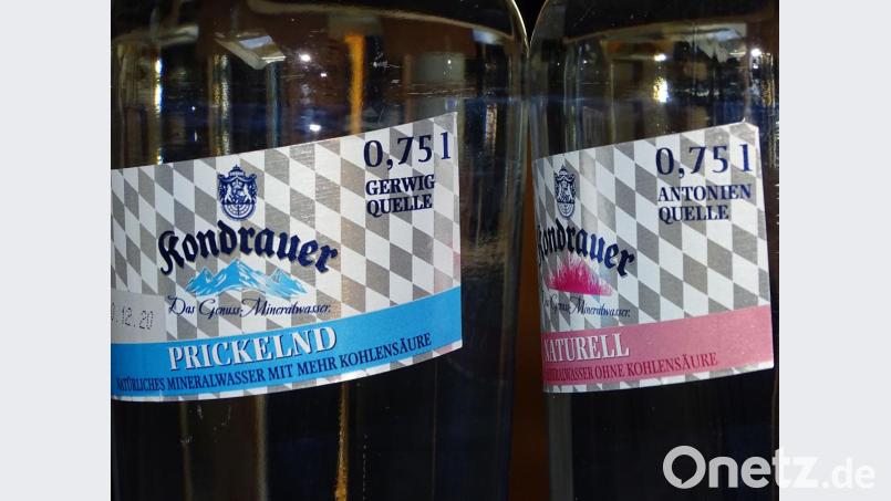 Diese Flaschenetiketten gibt es nur noch bis Ende 2019. Dann werden in Kondrau die Gerwig- und Antonien-Quelle abgeschlossen. Bild: fph