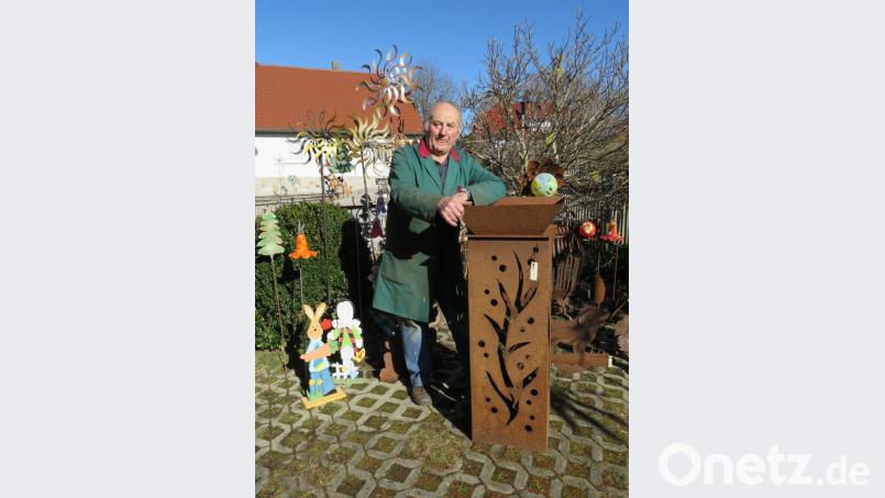 Für eine solch große Blumenschale braucht Siegfried Walter gut drei Arbeitstage. Bild: ubb