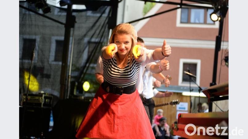 So locker kennt man die Funkies vom Amberger Altstadtfest. Bild: brü