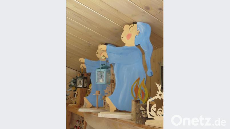 Die netten Sandmännchen fürs Kinderzimmer gibt es auch mit Beleuchtung. Bild: ubb