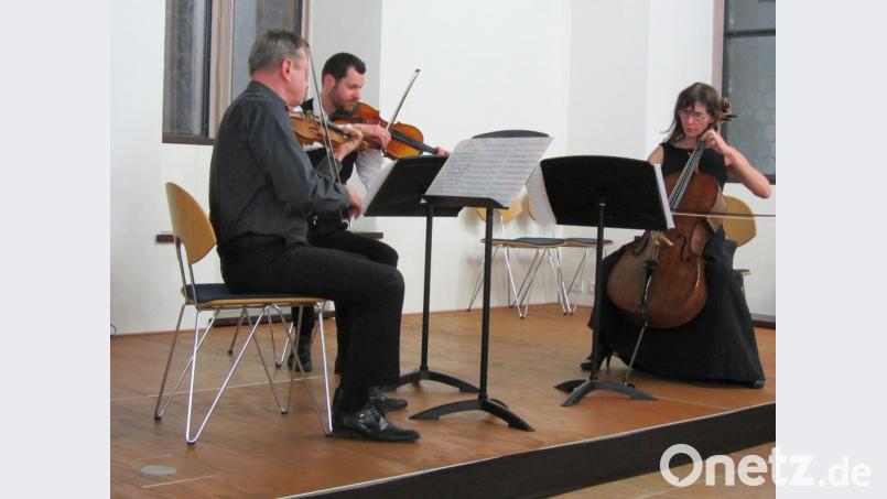 Klassischer Auftakt mit Schubert und dem Streich-Trio Hubert. Bild: aks