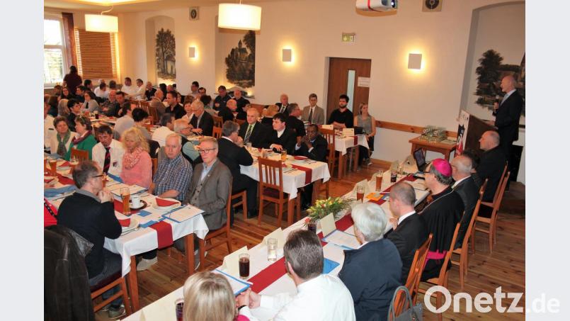 Der DJK-Diözesantag am Samstag in Falkenberg war ausgezeichnet besucht. Bild: stg