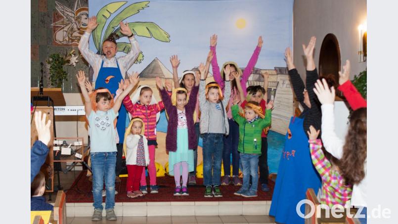 Um die Abenteuer des Mose drehte sich das Singspiel in der Christuskirche. Bild: wgw