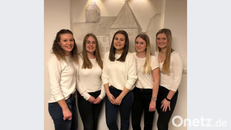Der neue Vorstand der Mädchengruppe mit Vorsitzender Lea Götz, Maria Pienkny, Hannah Wagner, Laura Winkler und Lena Meier (von links). Bild: ibj
