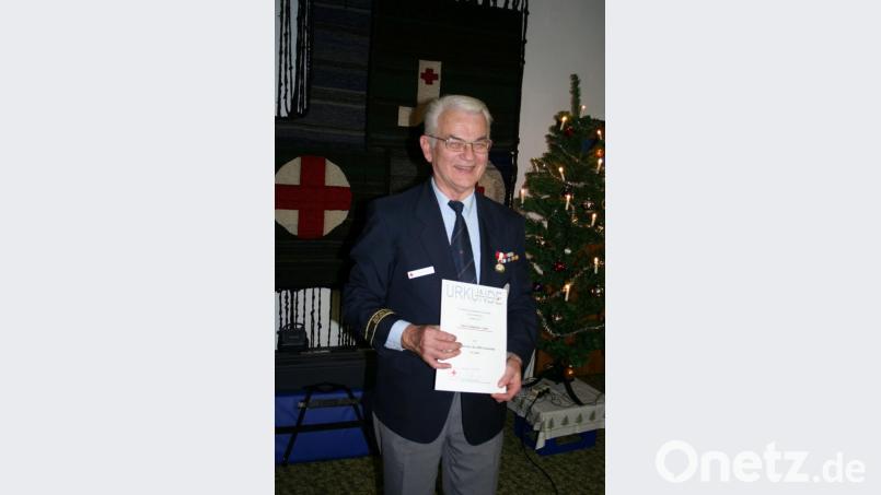 Siegfried Luber, jahrzehntelang Leiter der BRK-Bereitschaft Eschenbach. Bild: exb