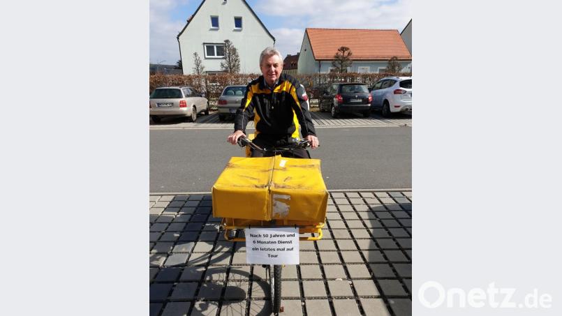Der Postbeamte Richard Müllner war am Freitag zum letzten Mal auf Tour durch die Stadt. Am 1. April trat der gebürtige Waldthurner in den wohlverdienten Ruhestand ein. Er wird schmerzlich vermisst werden. Bild: dob