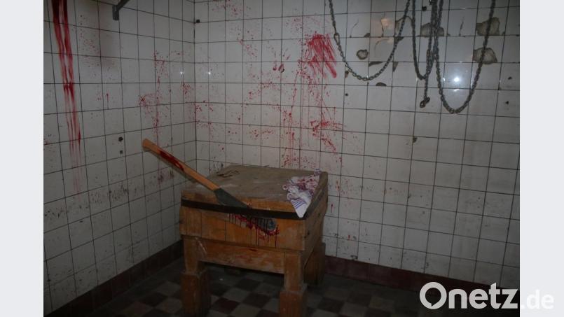 Das Fluchthaus in Pressath eröffnet in der alten Metzgerei am Samstag. Gäste sollten starke Nerven mitbringen. Bild: sne