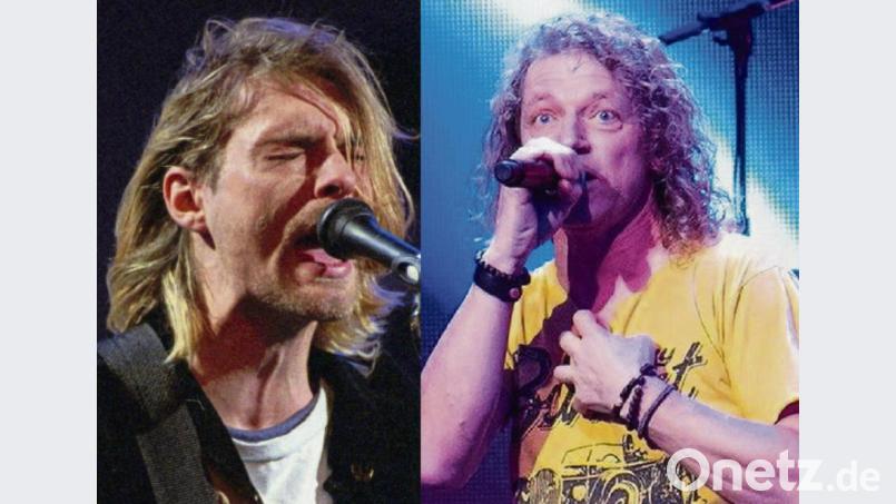Kurt und Domml: Cobain (links) ist 25 Jahre tot, Wöhrl umso lebendiger. Bild: stg