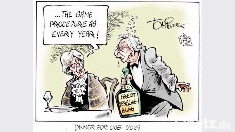 Dinner for One. Grafik: Tomicek