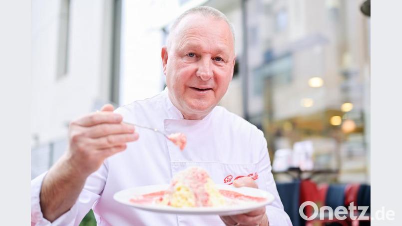 Dario Fontanella hat das Spaghetti-Eis erfunden. Bild: Uwe Anspach