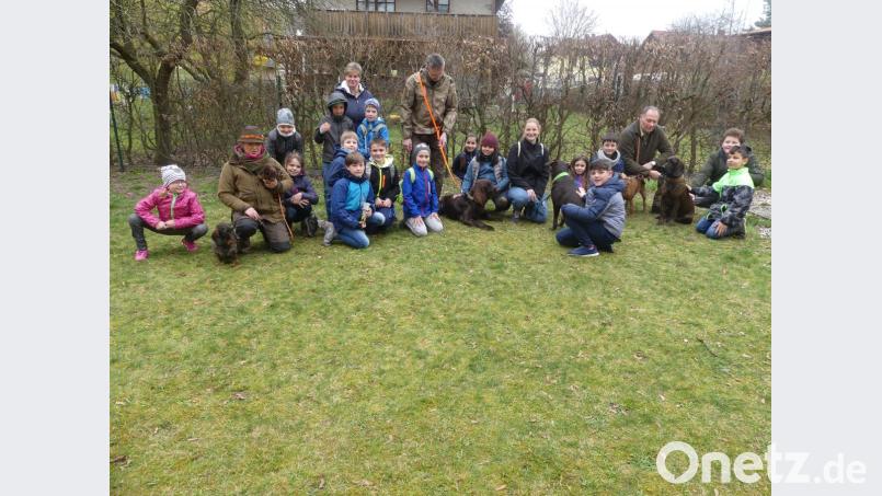 Über das Fell der Jagdhelfer streicheln ist nur erlaubt, wenn der Hundeführer zustimmt. Bild: rn
