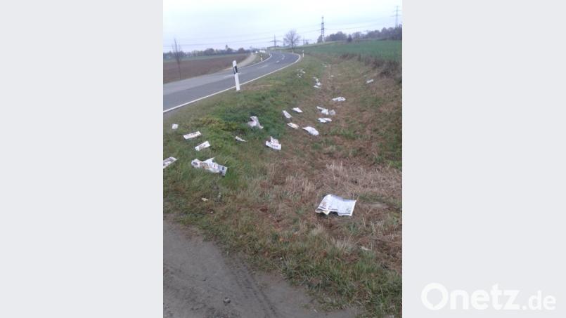 Ganze Berge an Müll sammeln die Mitarbeiter der Straßenmeisterei Weiden bei der alljährlichen Frühjahrsreinigung entlang der Bundes-, Staats- und Kreisstraßen ein. Bild: exb