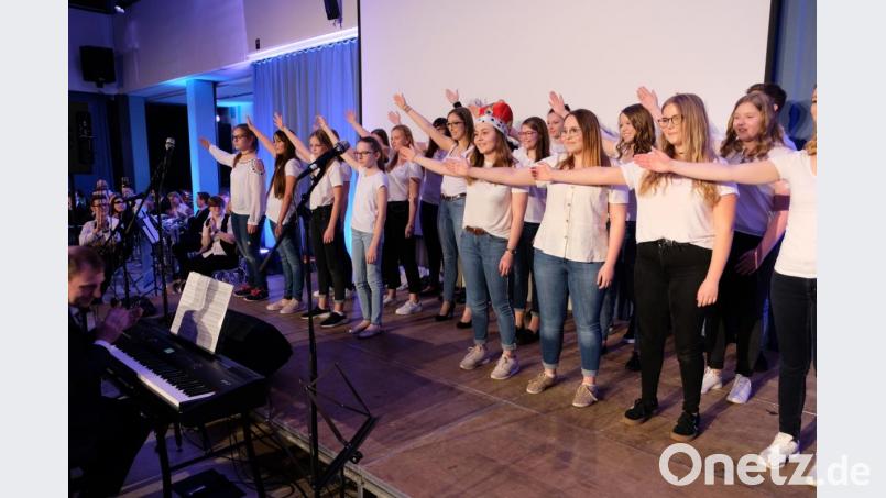 Zum Singen gehört auch Bewegung. Bild: do
