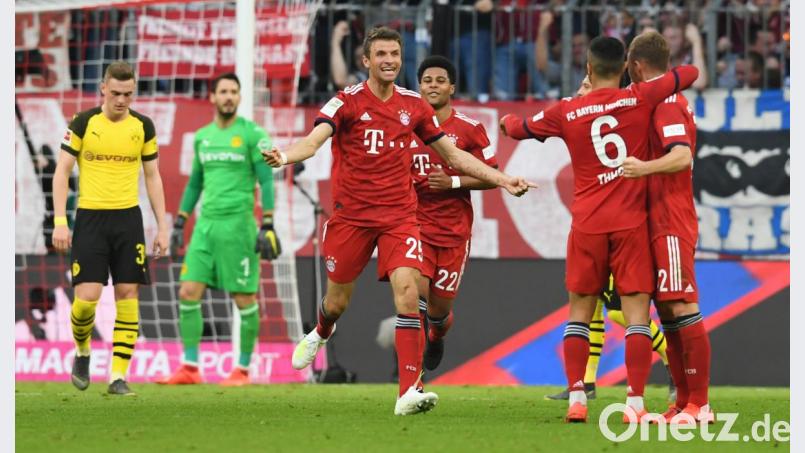 Der Bayern-Jubel kannte keine Grenzen. Bild: dpa