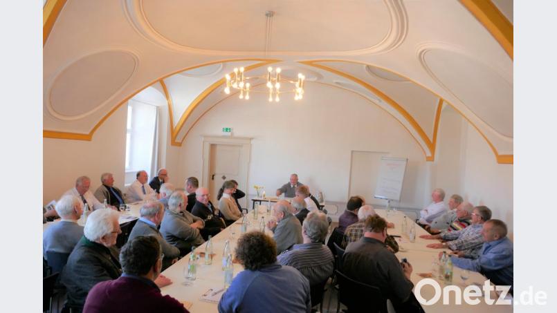 Sodalen mit Präses Thomas Schmid beim Einkehrtag. Bild: exb