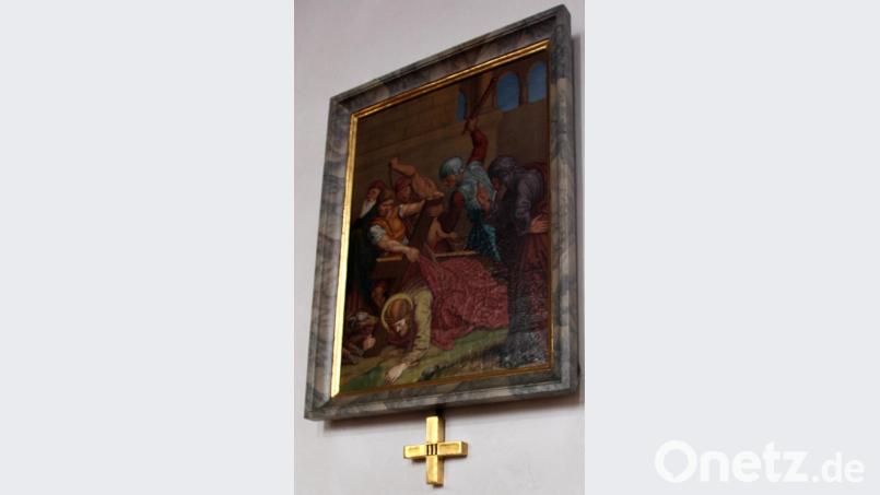 Auch in der katholischen Pfarrkirche St. Peter und Paul in Püchersreuth findet sich eine Kopie des Führich-Kreuzweges. Archivbild: cr
