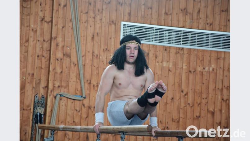 „Tarzan“ Sascha Klughard am Barren. Bild: jr