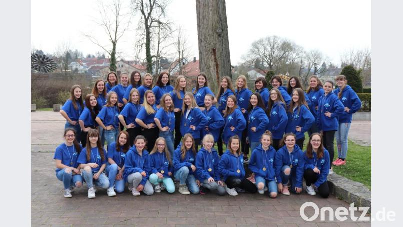 Die Mädchen aus Waldsassen holen den Titel des Bayerischen Meisters und Vizemeisters. Bild: exb