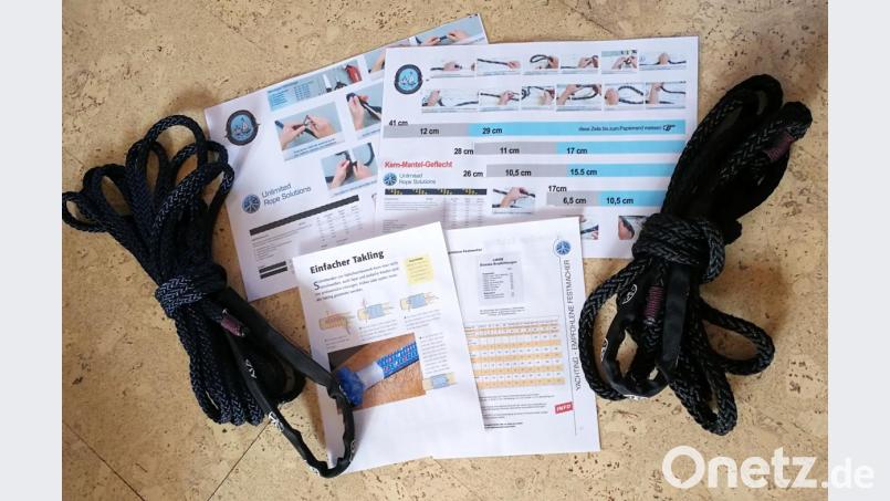 Übungsmaterial zum Spleißen. Bild: dob