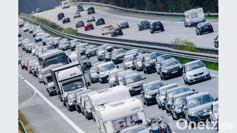 Ferienreiseverkehr auf der Autobahn. Foto: Markus Scholz/Archivbild Bild: Markus Scholz