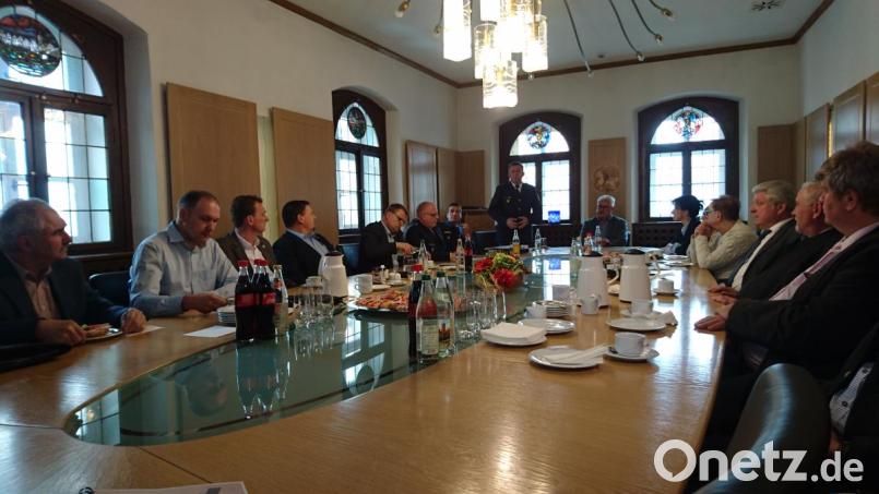 Sicherheitsgespräch der Neustädter Polizeiinspektion im Rathaus. Bild: Lowak