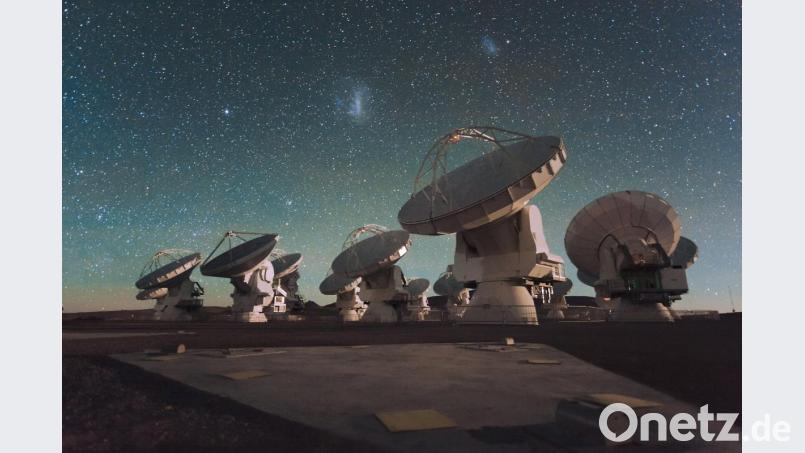 Auf der chilenischen Chajnantor-Hochebene steht der Teleskopverbund Atacama Large Millimeter Array, kurz ALMA. Foto:&nbsp;Christoph Malin/Christophmalin/ESO Bild: Christoph Malin / Christophmalin