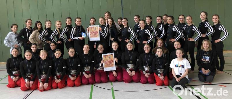 Die Elly-Tänzerinnen sind im Landesfinale in Bayreuth erfolgreich. Bild: exb