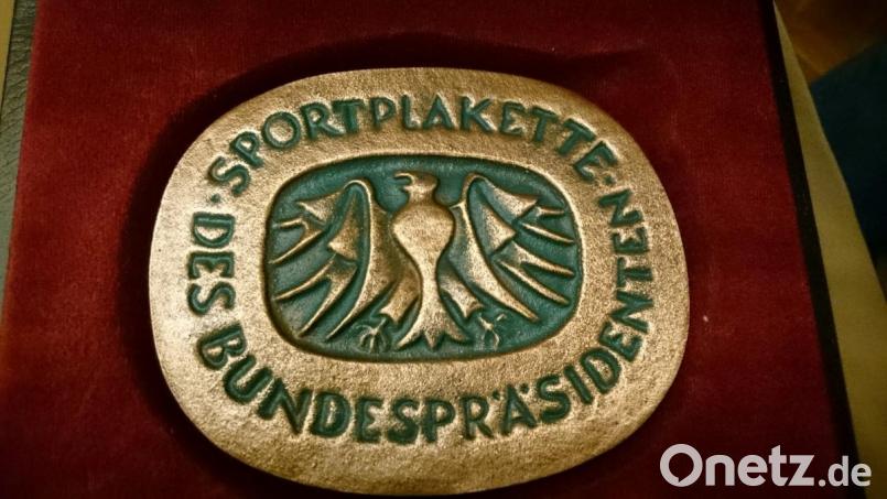 Sportplakette Bild: exb