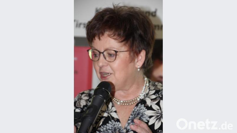 Referentin Brigitte Scharf, die kurzfristig einsprang, forderte mehr Gerechtigkeit, vor allem für die Älteren. Bild: kro