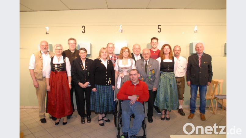 Neu gewählt: der Vorstand des Schützengaus Amberg. Bild: pop