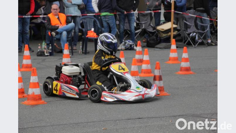 104 Starter waren zum Kart-Slalom nach Tirschenreuth gekommen. Bild: kro