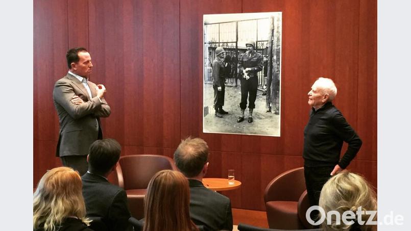 Jack Terry (links) und US-Botschafter Richard Grenell. Bild: U. S. Embassy Berlin