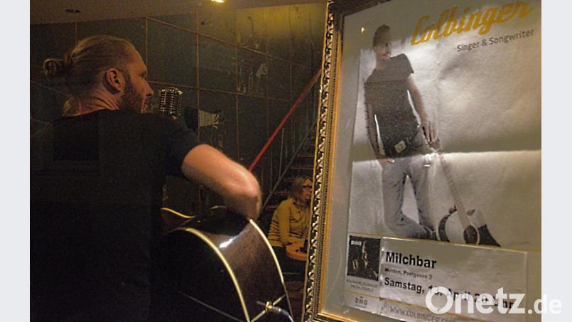 Colbinger beim Schaufensterkonzert. Bild: Kunz