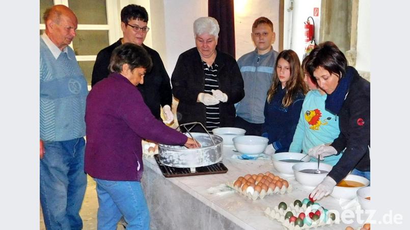 Vorbereitung der Ostereier. Bild: hai