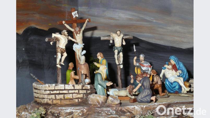 Die Passionskrippe Plößberg. Bild: Robert Sladky/exb