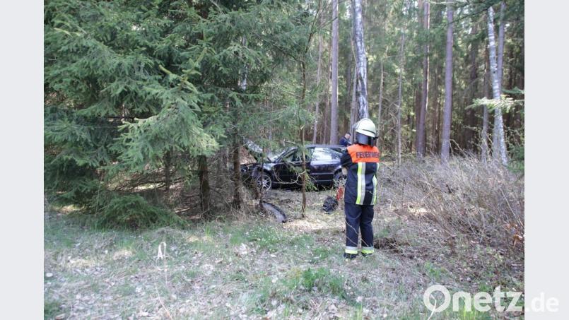Unfall bei Ranna bei Auerbach. Bild: jma