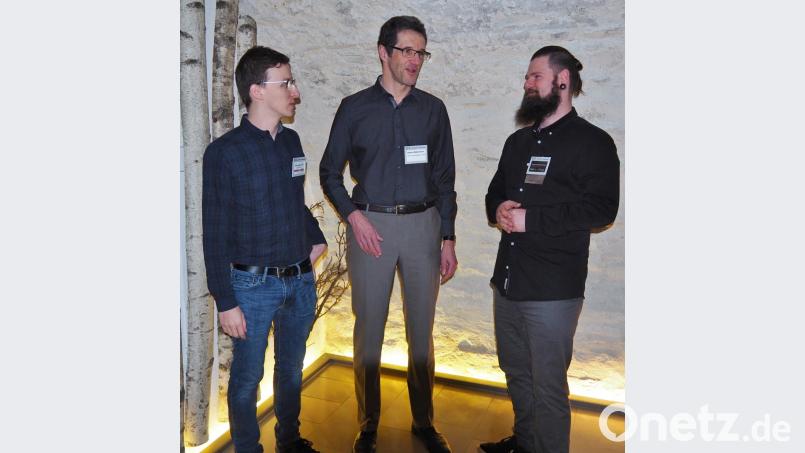 Das neue Führungtrio von BNI Via Carolina (von links) Florian Löw, Dieter Mittelmeier und Jürgen Kuchenreuther. Bild: Bühner