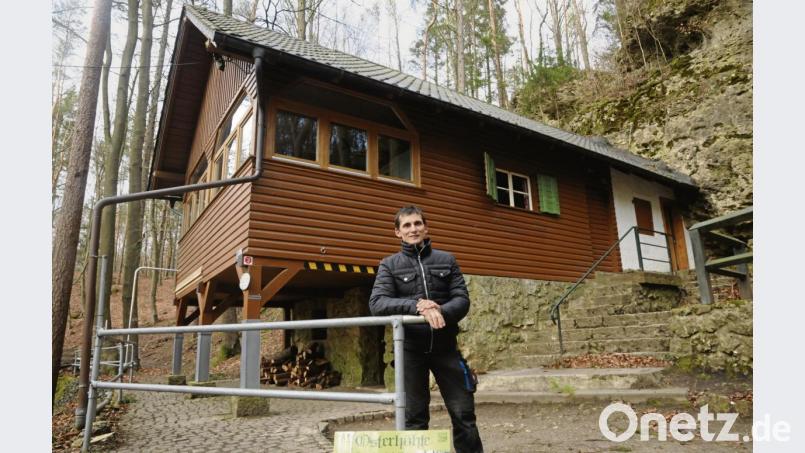 John Engelhard freut sich schon auf die ersten Gäste: Die Osterhöhle öffnet am Karfreitag für die Saison 2019 unter neuer Führung. Bild: ge
